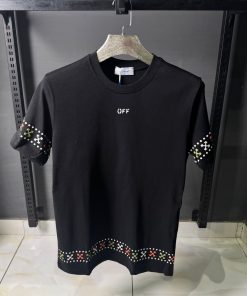 Alternative view of OFFW X KAWS Angel Black