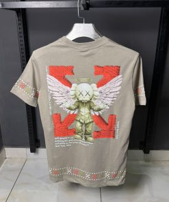 OFFW X KAWS Angel Light Grey