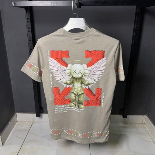 OFFW X KAWS Angel Light Grey