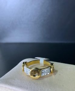 FF Crystal Monogram Ring