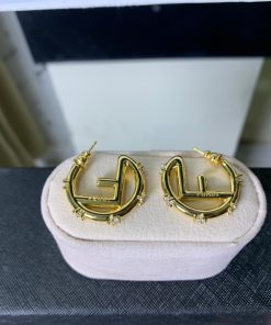 FF Hoop Earrings