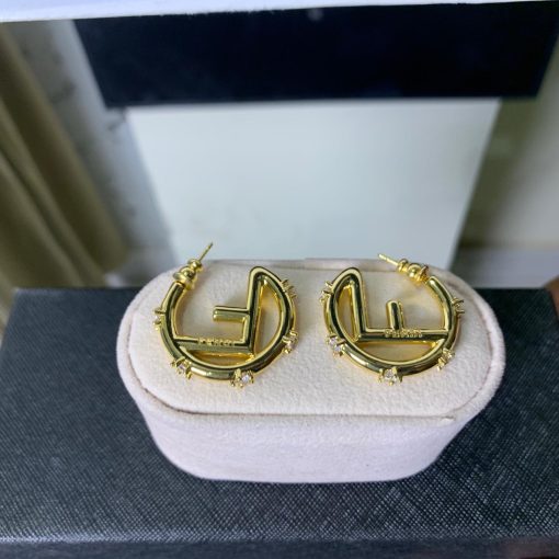 FF Hoop Earrings