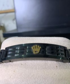 Alternative view of Rolex Black crown Bracelet