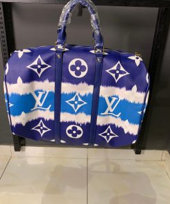 Louis V Water color Blue Travel Bag