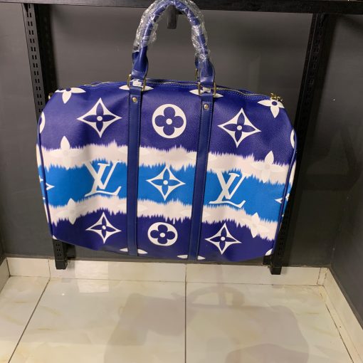 Louis V Water color Blue Travel Bag