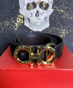 SF Gancini Leather Belt