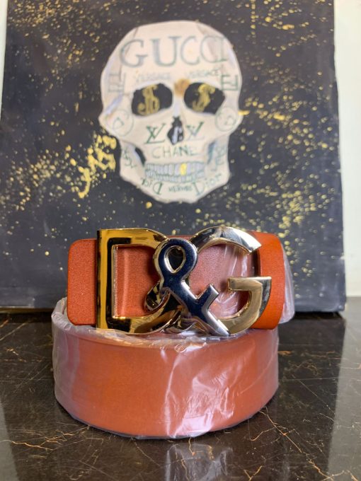 DG Red Leather Belt - Image 2