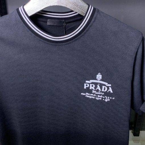 PD cotton knitted summer Tee black - Image 2