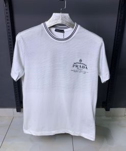 PD cotton knitted summer tee white