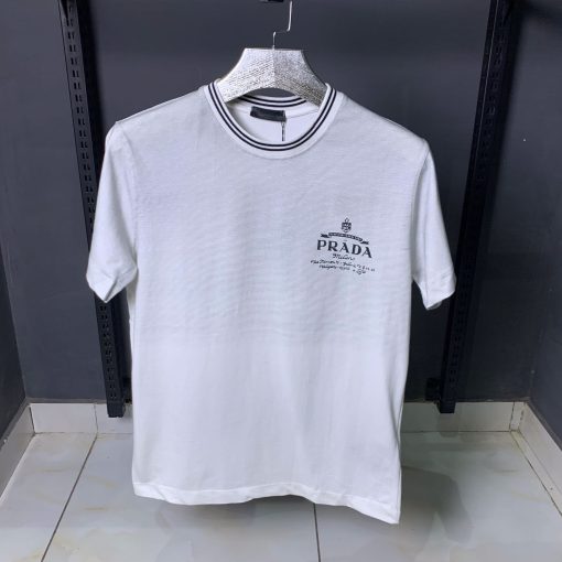 PD cotton knitted summer tee white