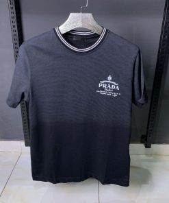 PD cotton knitted summer Tee black