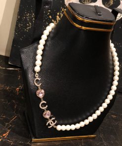 Alternative view of Chanel Heart Pearl Necklace