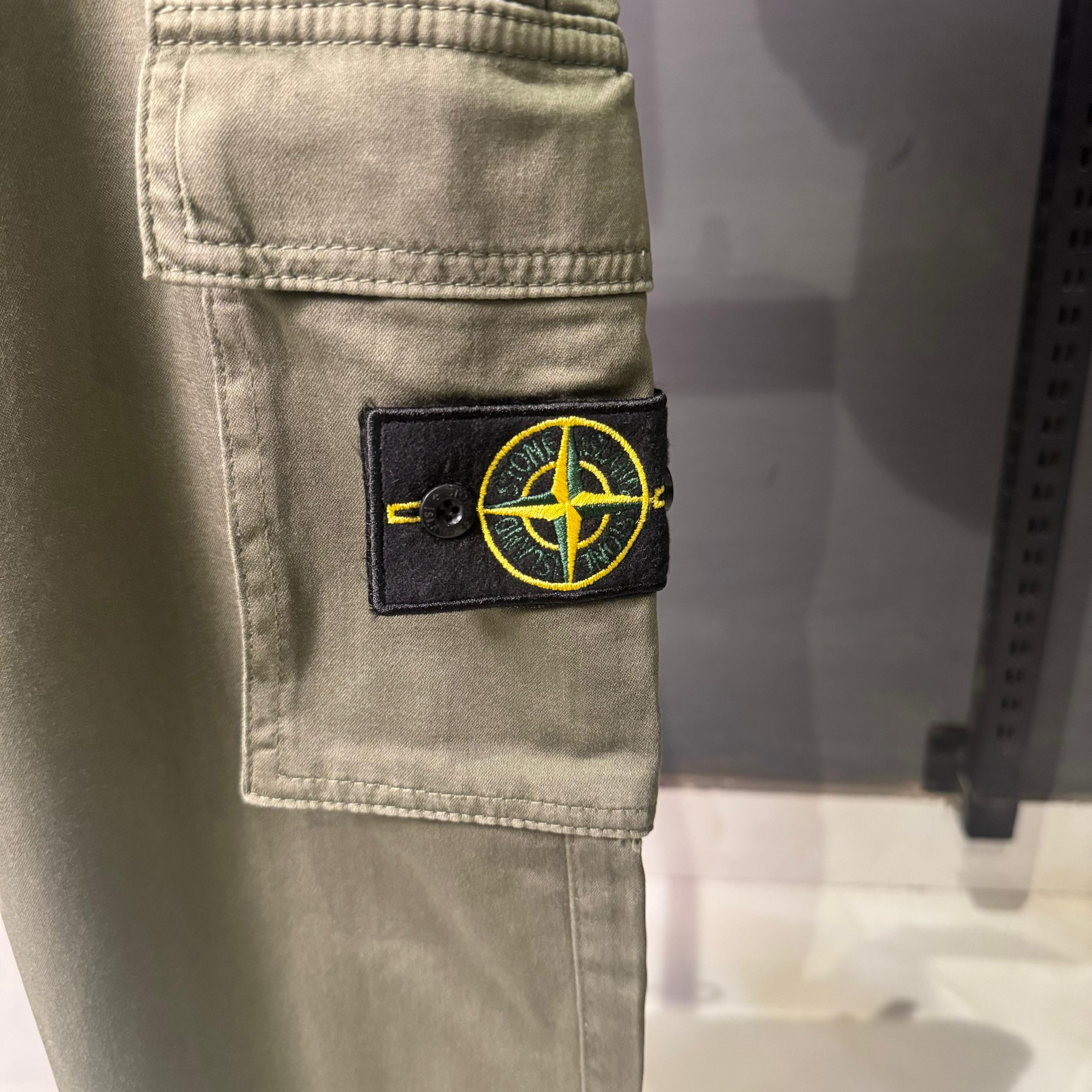 Stone Island Cargo Pants Green - Image 4