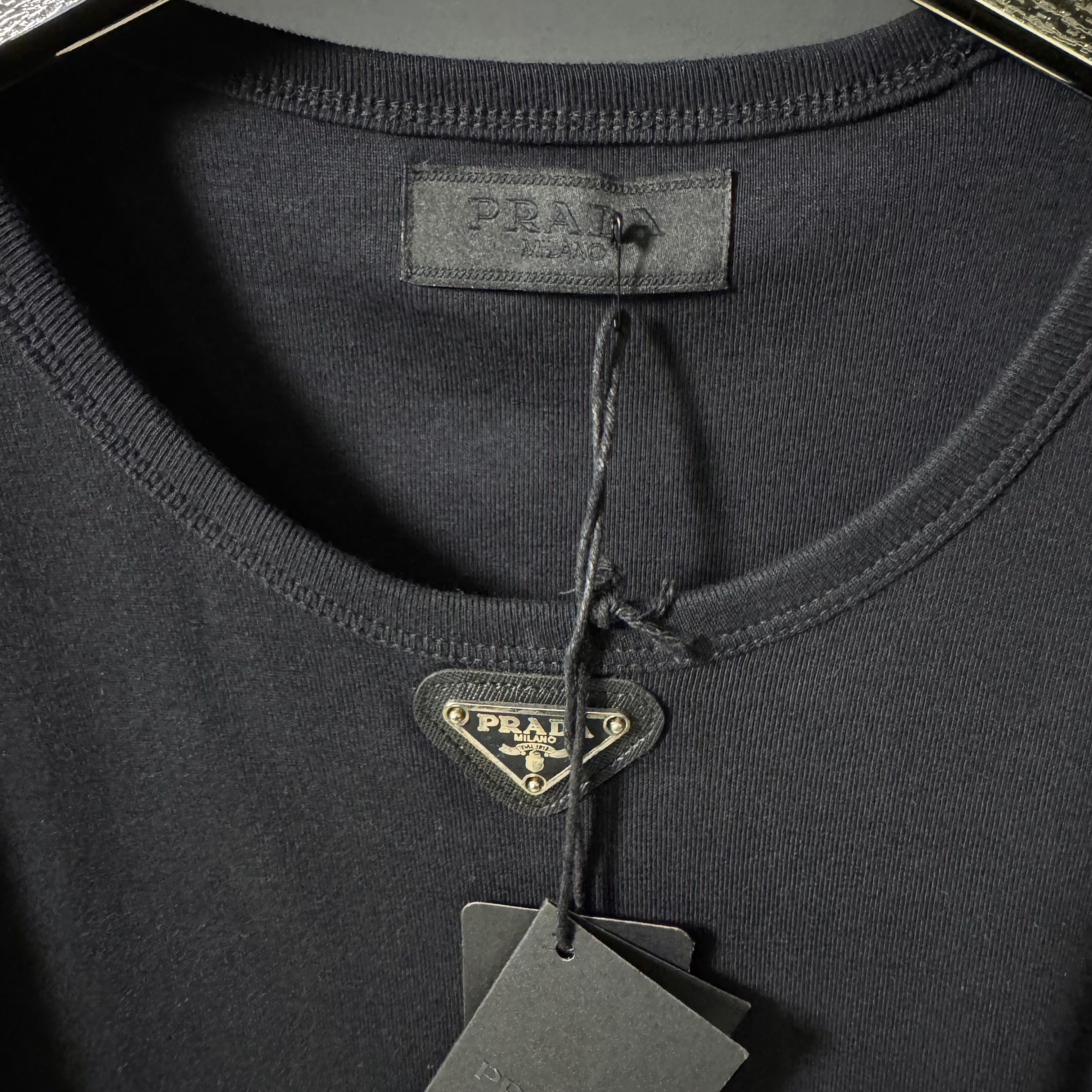 PD Black Tank Top with Triangle Logo - Image 2