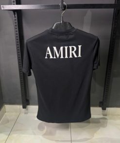AR Logo Print Cotton T Shirt