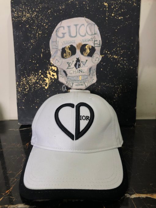 DR White Heart Logo Cap