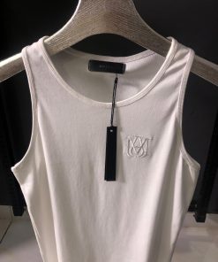 Alternative view of AR Tank Top Embroidered White
