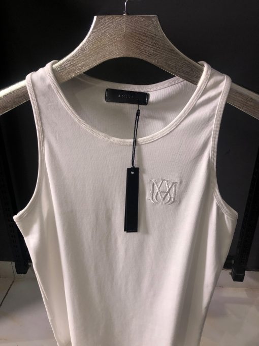 AR Tank Top Embroidered White - Image 2