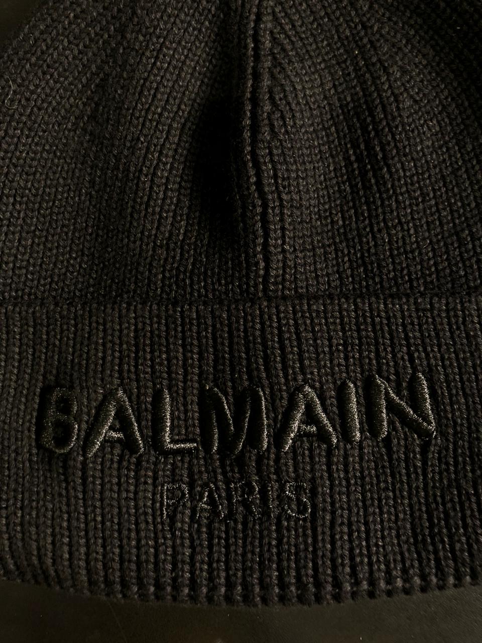 BLM Paris Black Ribbed Knit Beanie - Image 2