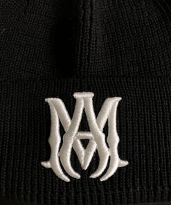 Alternative view of AR Gothic Logo Knit Beanie Black