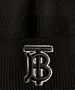 Alternative view of BR Monogram TB Logo Knit Beanie Black