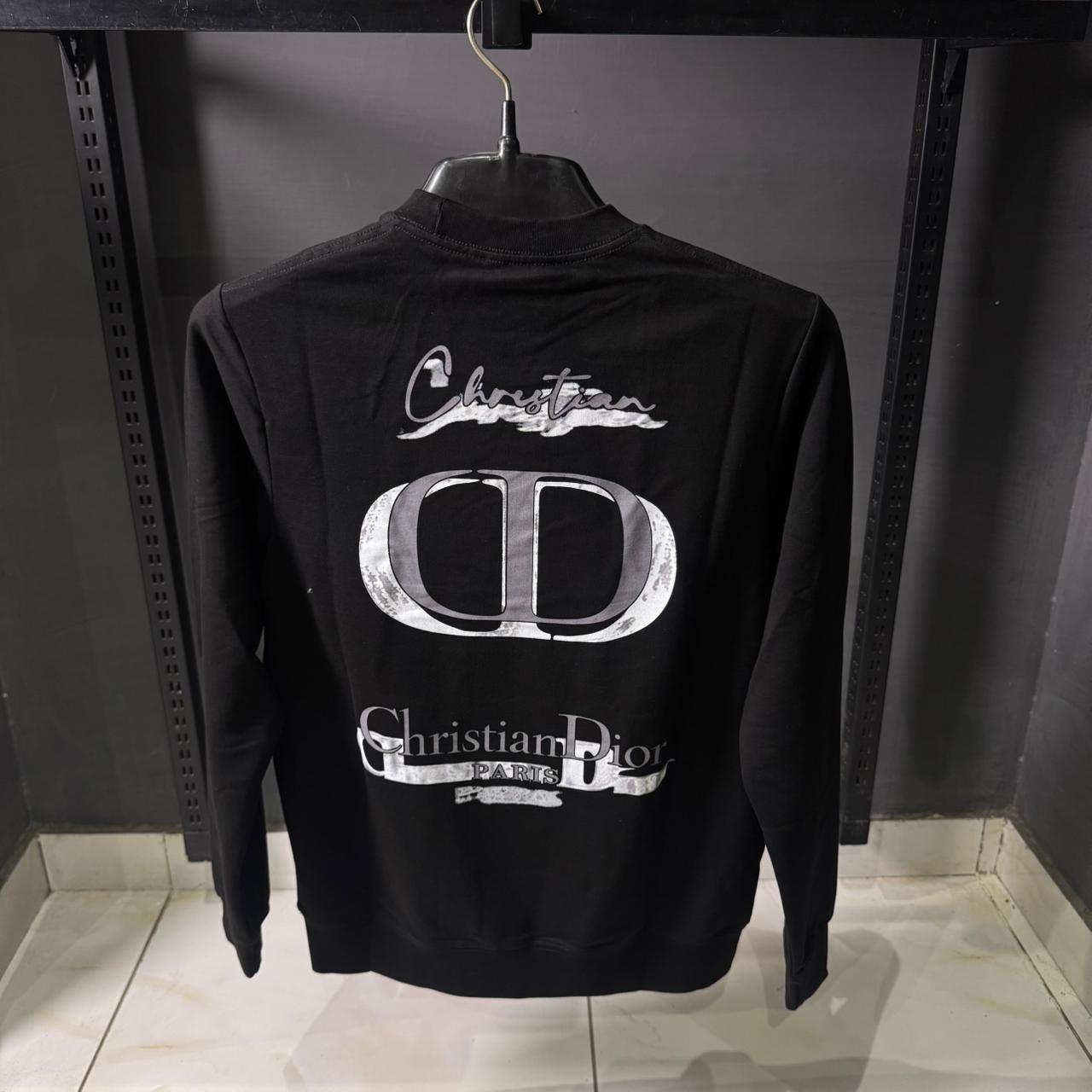 DR Signature Logo Black Sweatshirt - Image 3