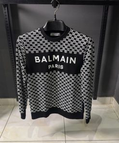 BLM Black and White Monogram Crewneck Sweatshirt