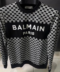 Alternative view of BLM Black and White Monogram Crewneck Sweatshirt