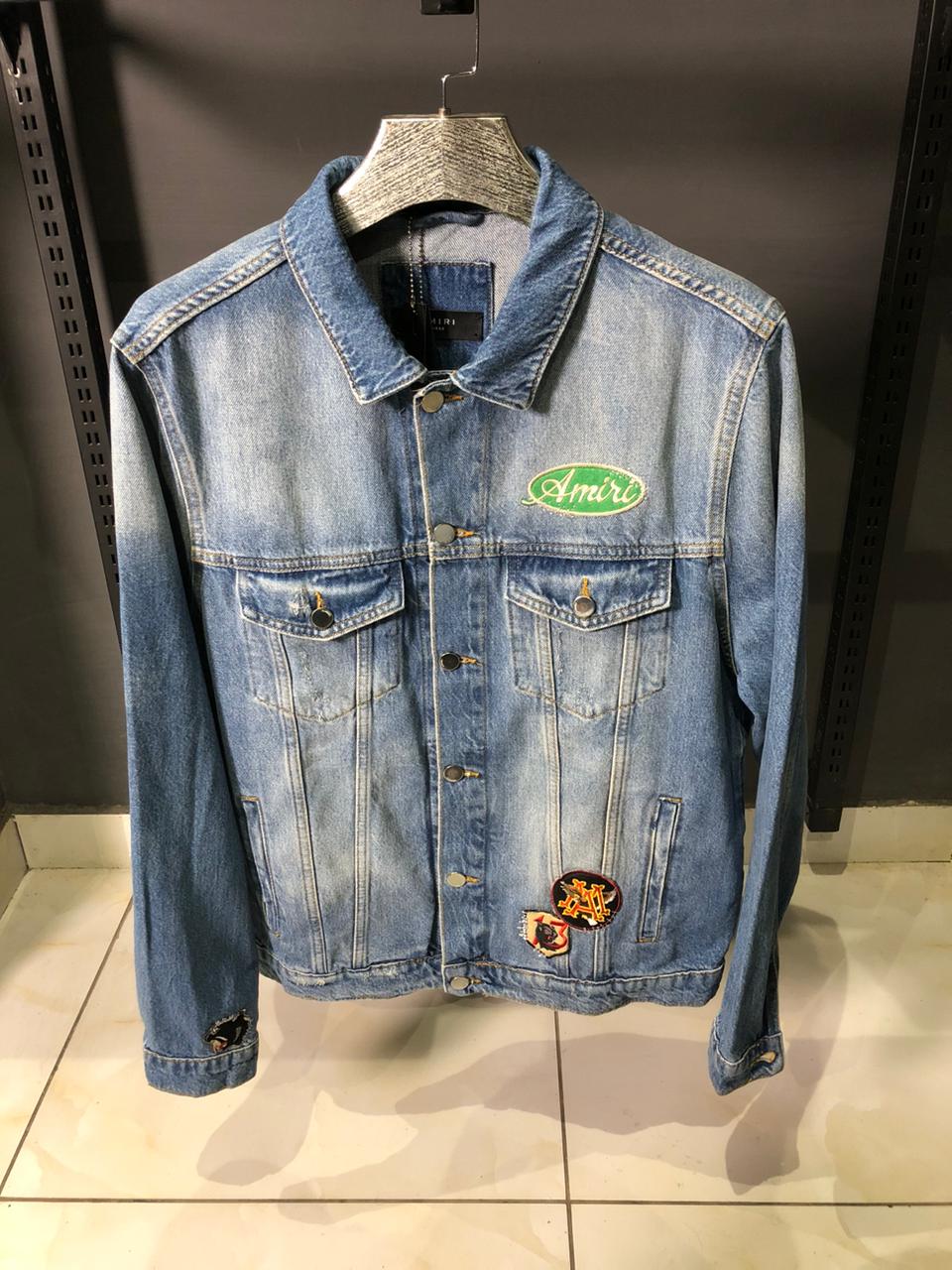 AR Blue Denim Patch Jacket