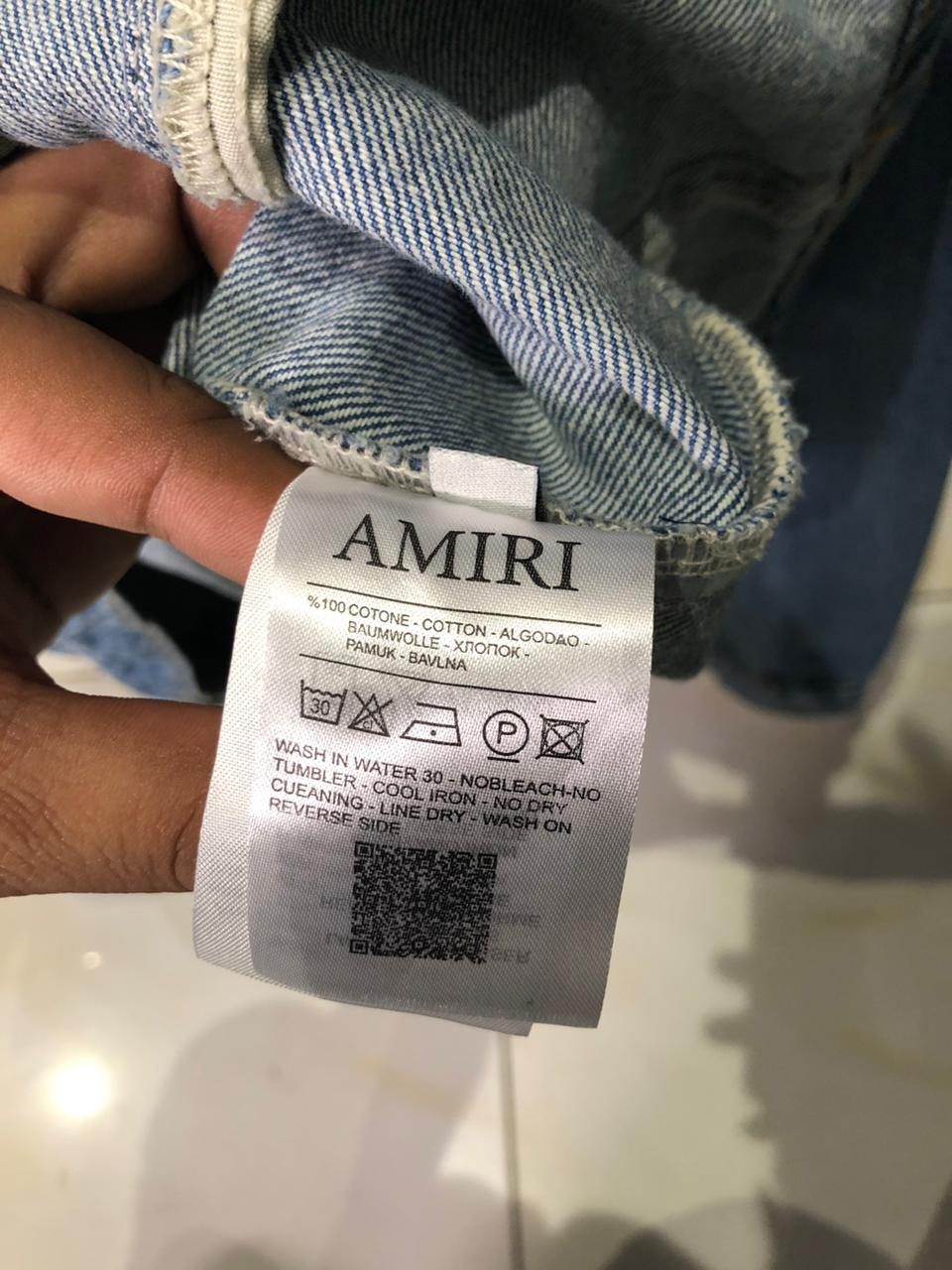 AR Blue Denim Patch Jacket - Image 7