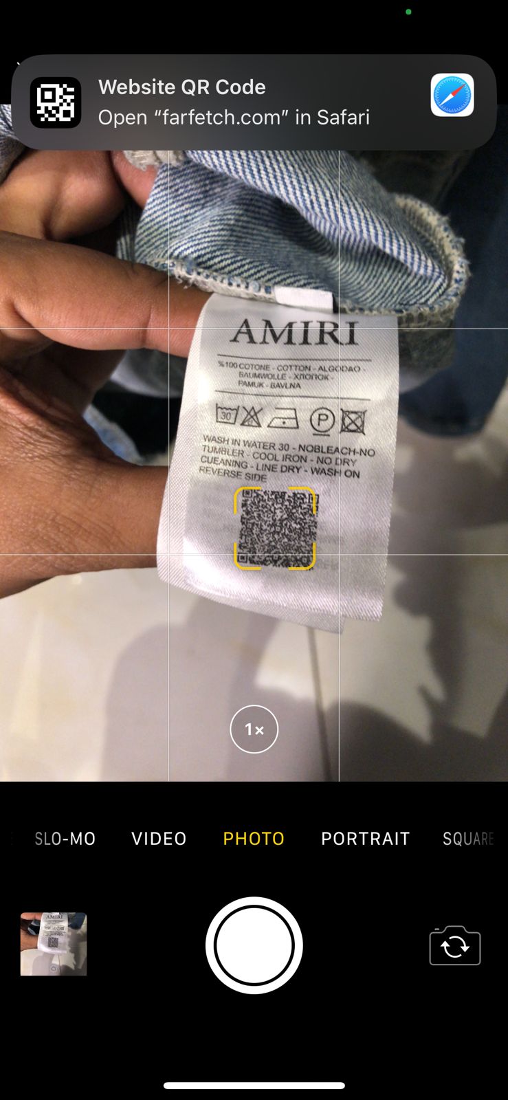 AR Blue Denim Patch Jacket - Image 8