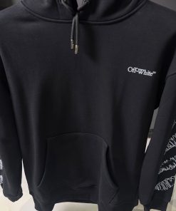 Alternative view of OFFW Scribble Print Hoodie Description