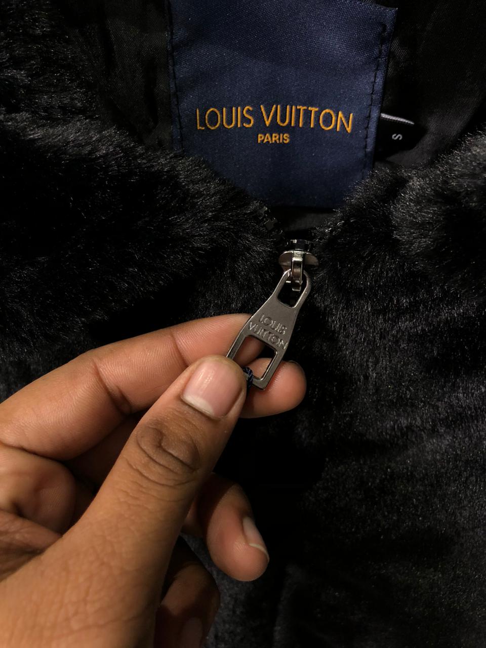 BR Style Check Sleeve Quilted Puffer Jacket - Image 4