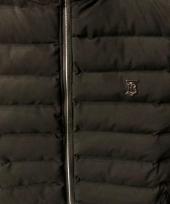 Alternative view of BR Style Check Sleeve Quilted Puffer Jacket