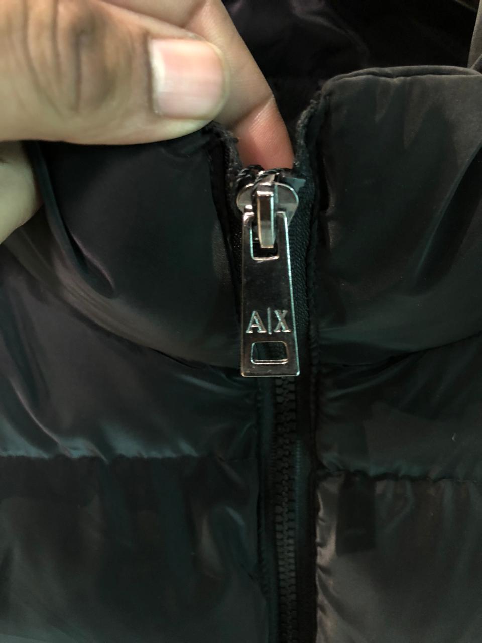 AR Exchange Black Puffer Sleeveless Vest - Image 4