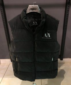Alternative view of AR Exchange Black Puffer Sleeveless Vest