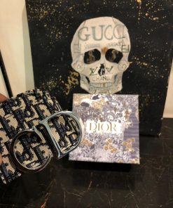 Alternative view of DR CD Silver Oblique Jacquard Belt