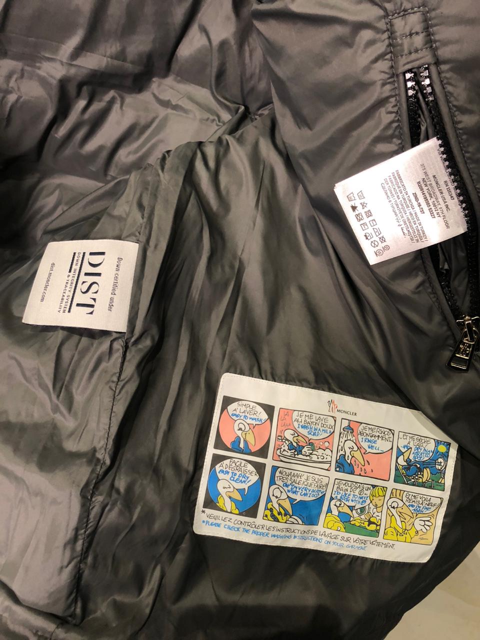 MN Cardamine Puffer Sleeveless Jacket Grey - Image 4