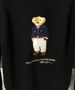 Alternative view of PL Bear Ralph Lauren Black Knit Sweater