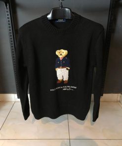PL Bear Ralph Lauren Black Knit Sweater