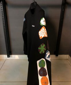 Alternative view of DSQ2 Graphic Sleeve Black Sweatshirt