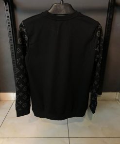 Alternative view of Louis V Monogram Sleeve Sweatshirt with Tonal LV Pattern