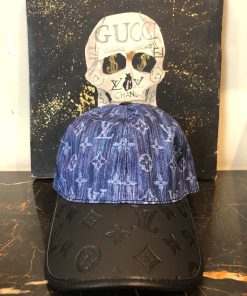 Louis V Monogram Jacquard Midnight Series Baseball Cap