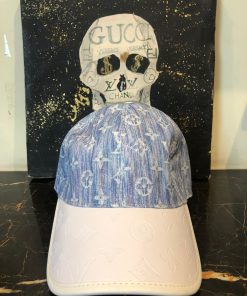 Louis V Dual Tone Monogram Light Blue White