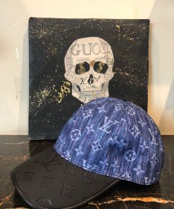 Alternative view of Louis V Monogram Jacquard Midnight Series Baseball Cap