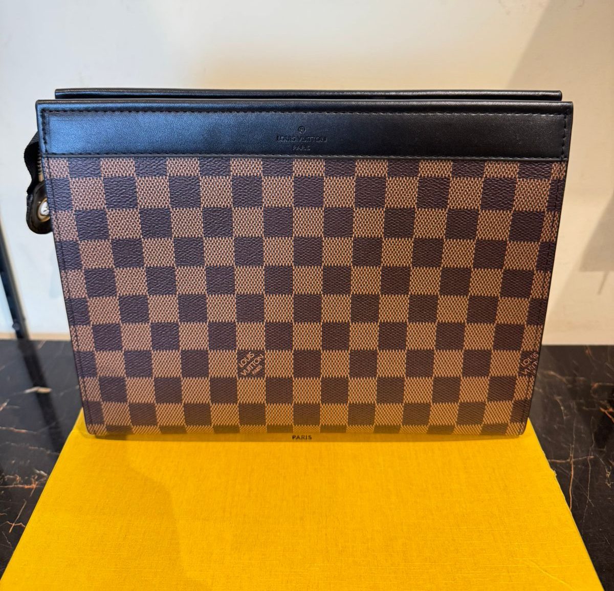 Louis V Toiletry Pouch on Strap