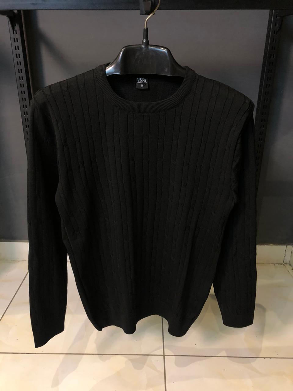 ZR Cable Knit Crewneck