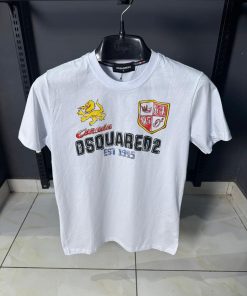 DSQ2 Canada Graphic Cotton White T Shirt