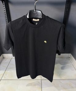 BR Gold EKD Emblem Cotton T Shirt Black