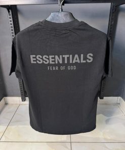 Alternative view of Essentials Fear of God Core Collection Logo Black T Shirt